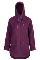 Спортно Вълнено Палтенце - 7877 plum