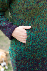 Вълнена жилетка - 8866 зелено