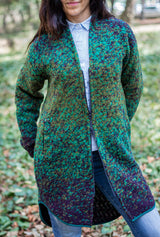 Вълнена жилетка - 8866 зелено