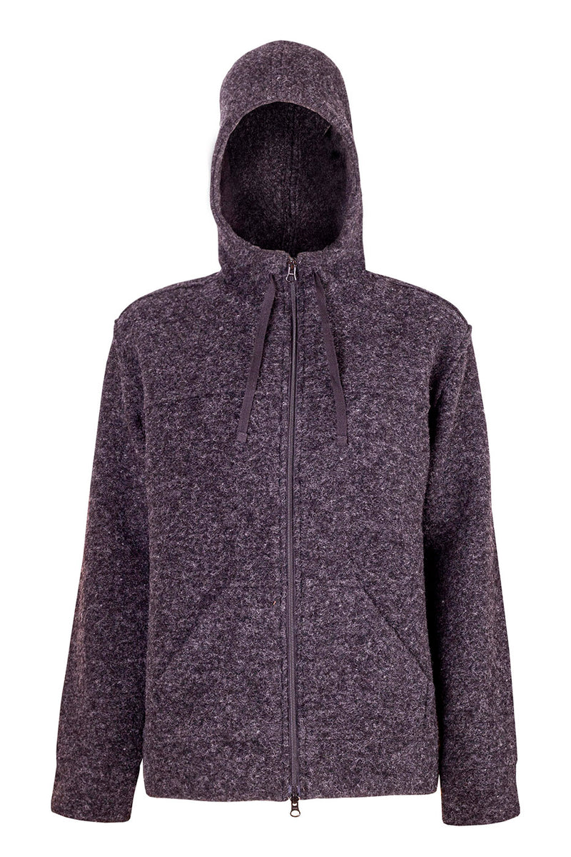 Вълнено Палтенце/Худи -8869 антрацит