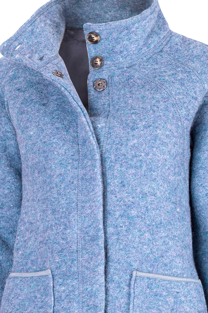 Вълнено Палтенце -8873 небесно