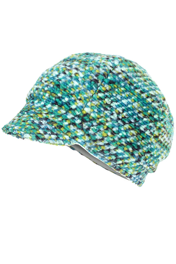 Вълнена шапка DESS - Зелено букле