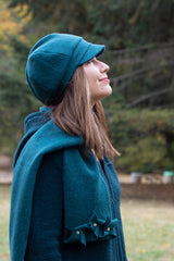 Вълнена шапка DESS - петрол