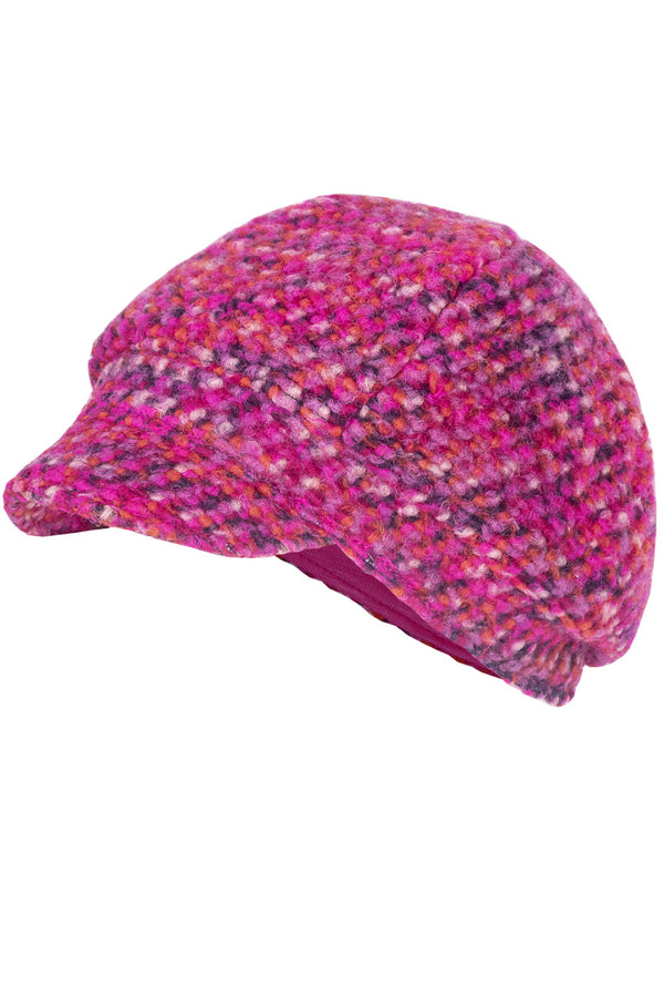 Вълнена шапка DESS - Розово букле