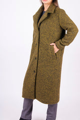 ВЪЛНЕНО ПАЛТО Нона - Зелено