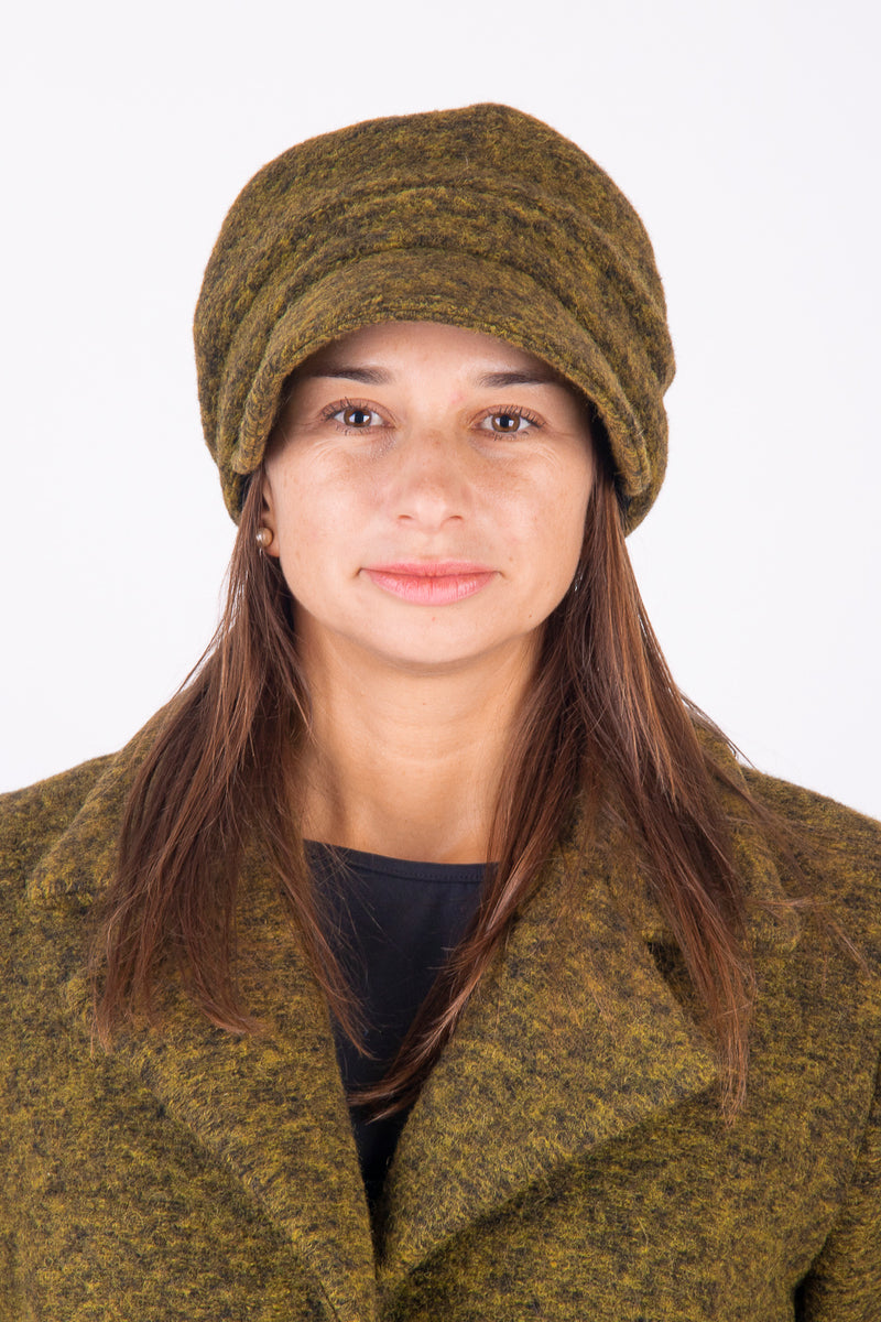 ВЪЛНЕН КАСКЕТ Нора - Зелен