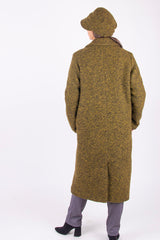 ВЪЛНЕНО ПАЛТО Нона - Зелено