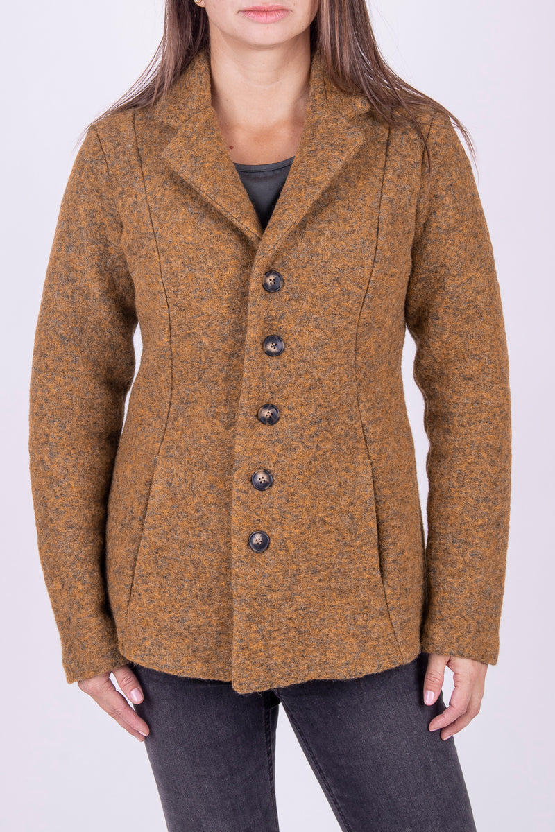 ВЪЛНЕНО САКО - Дама - Горчица