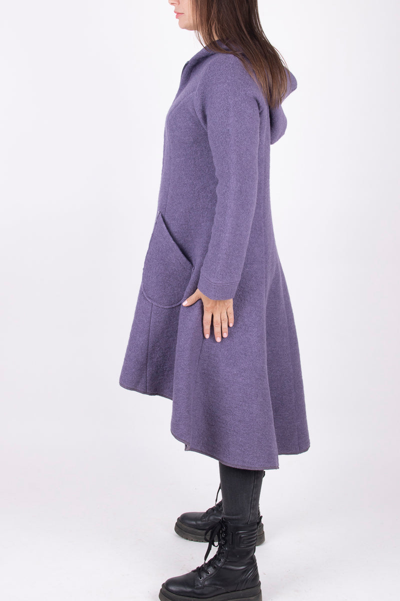 Вълнено Палтенце Fairy - Млечно лилаво